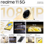 Realme 11 5G (Glory Gold, 8GB RAM, 256GB Storage) - Image 5